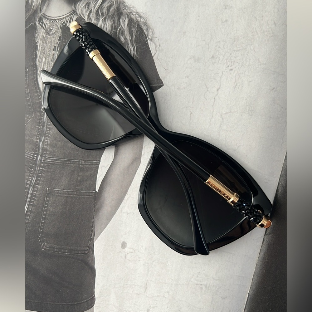 Jimmy Choo Elegant Black Sunglasses